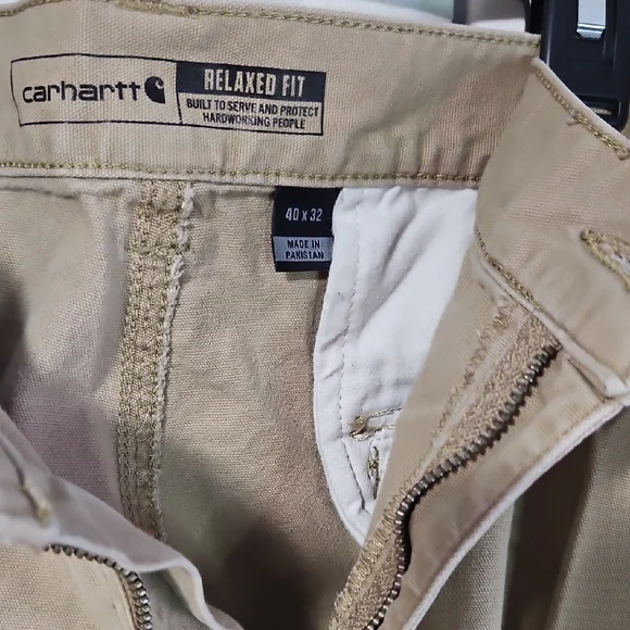 Carhartt Khaki/Tan Relaxed Fit Cargo Pants - Picture 6 of 6